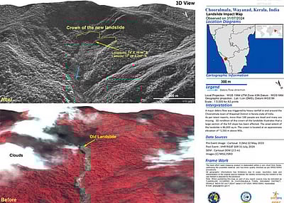 வயநாடு பகுதியில் ராணுவத்துடன் இணைந்து மீட்புப் பணிகளில் இஸ்ரோ